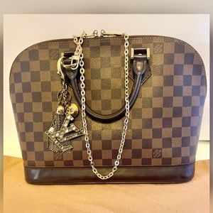 Louis Vuitton Alma Damier Ebene PM Authentic